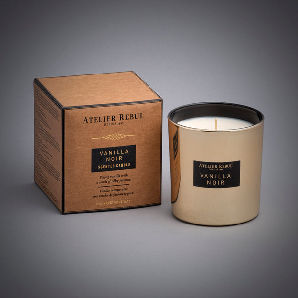ATELIER REBUL VANILLA NOIR SCENTED CANDLE 210 GR
