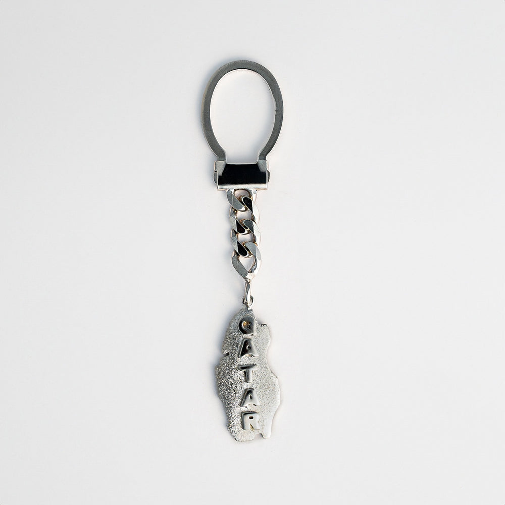 Silver Keychain(Qatar)