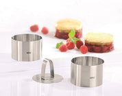 Rings for starters and desserts FORMA, 2 pcs.