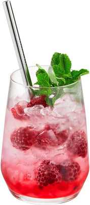 Stainless steel straw FUTURE, 18 cm