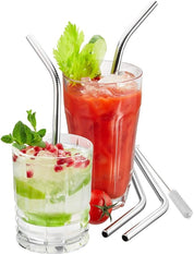 Stainless steel straw FUTURE, 23 cm