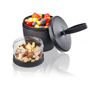 Snack Box FOODIE, 570 ml and 185 ml, black
