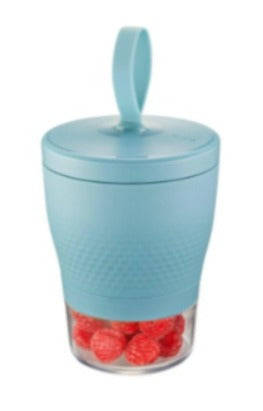 Snack Box FOODIE, 570 ml and 185 ml, azure blue