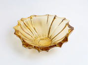 PLANTICA CRYSTAL BOWL 30-AMBER