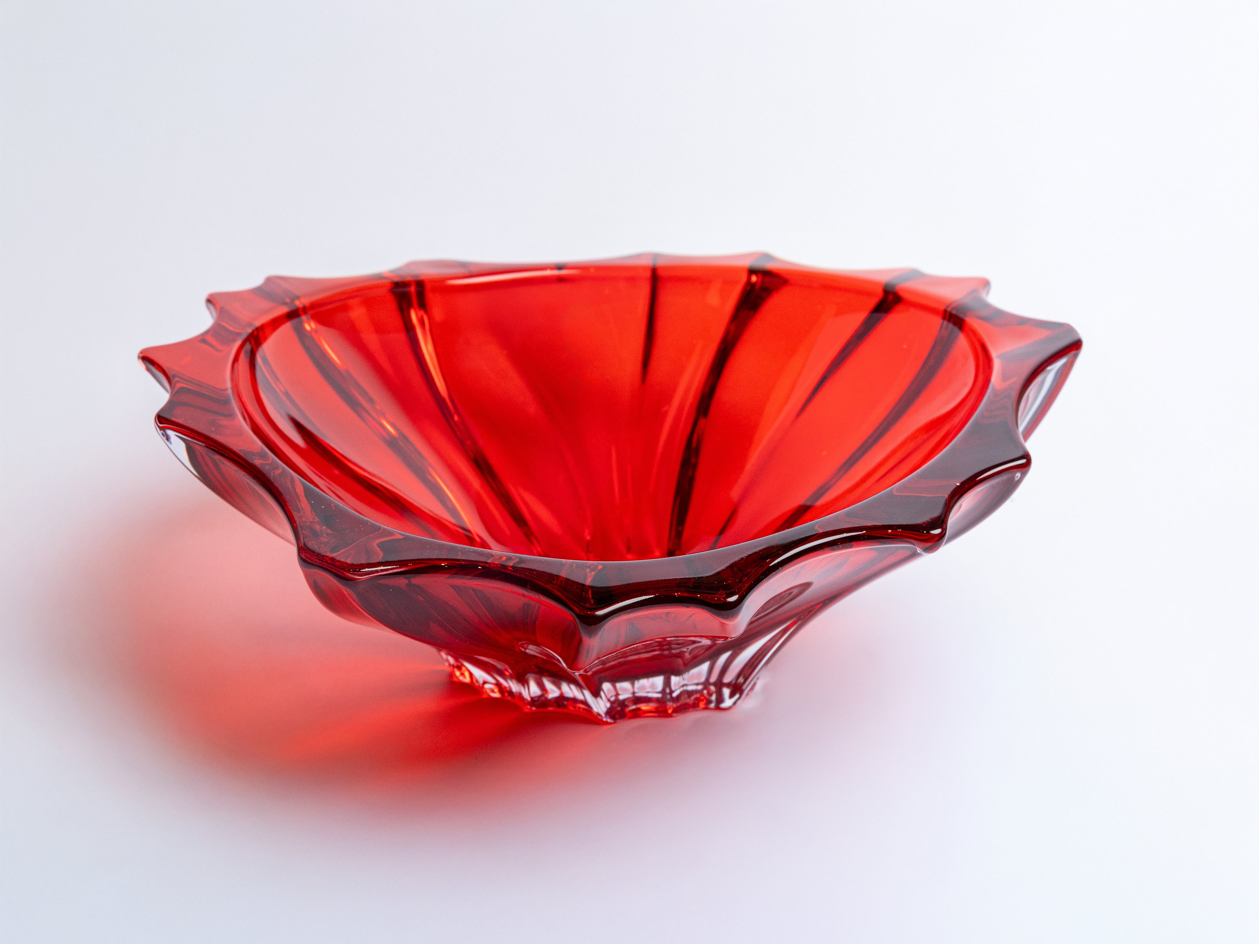 PLANTICACRYSTAL BOWL -RED