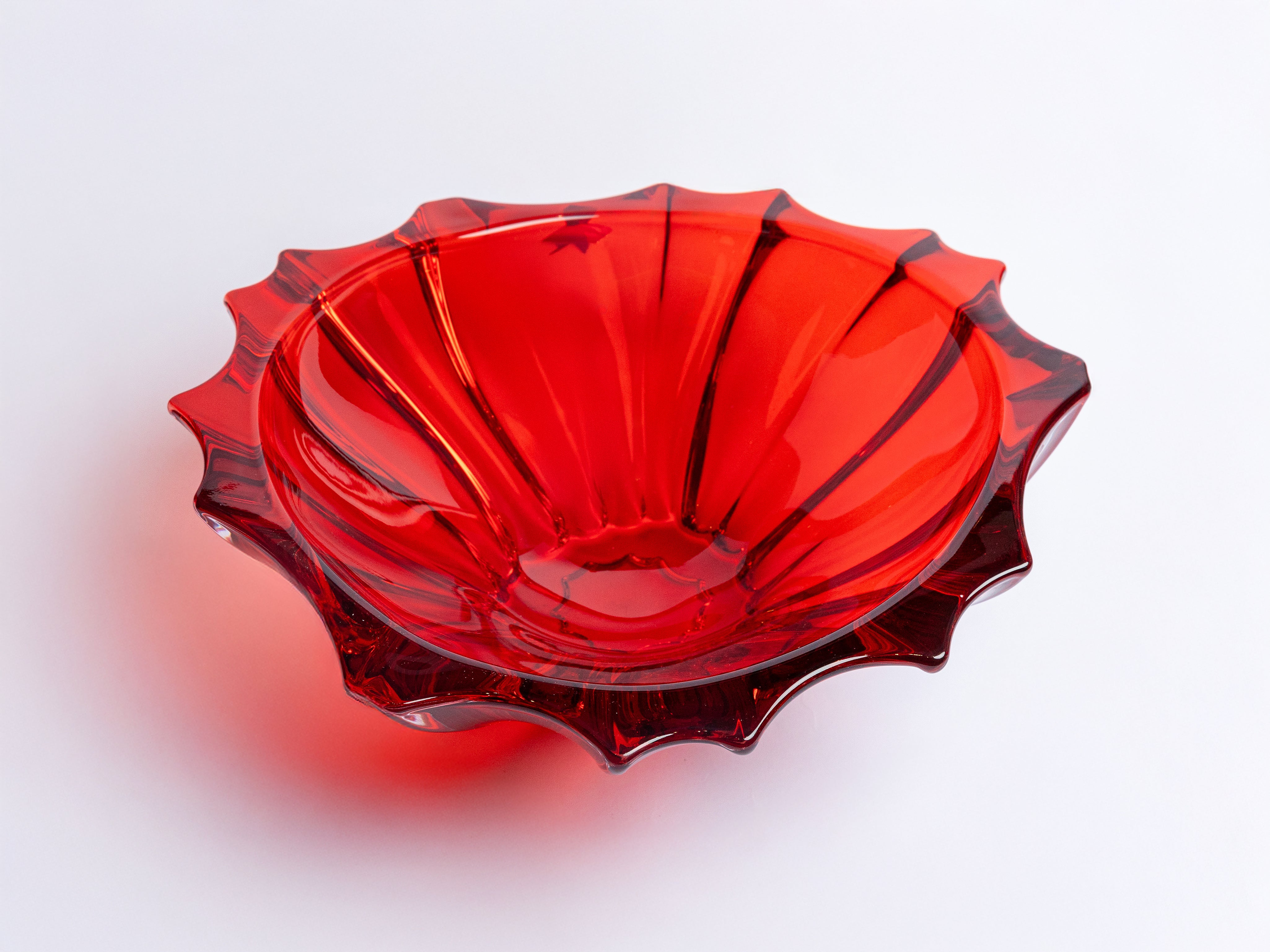 PLANTICACRYSTAL BOWL -RED