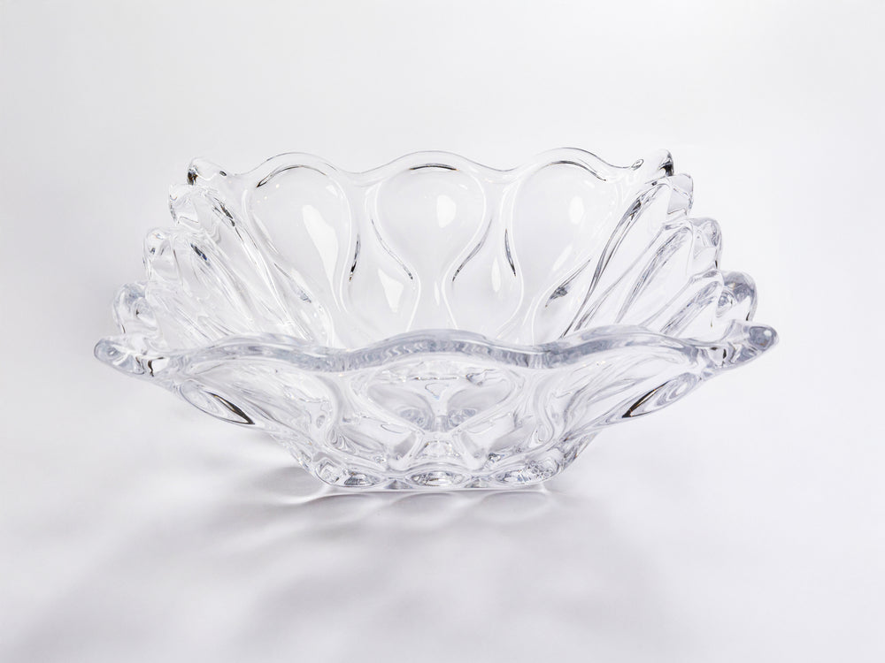 AUGUST OCEAN PATTERN CRYSTAL PLATE 32.5