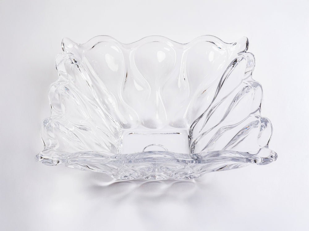 AUGUST OCEAN PATTERN CRYSTAL PLATE 32.5