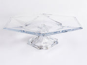 ALEXANDER HEXAGON CRYSTAL FOOTED BOWL 35.5