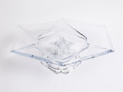 ALEXANDER HEXAGON CRYSTAL FOOTED BOWL 35.5