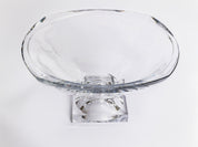 ABBY PEDESTAL CRYSTAL FOOTED BOWL 34