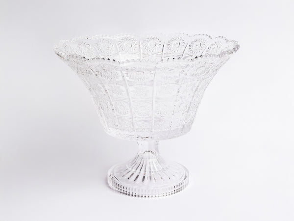 ORION CRYSTAL FOOTED ROUND BOWL