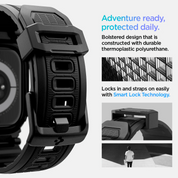 Apple Watch 10 (46Mm) Rugged Armor Pro Matte Black