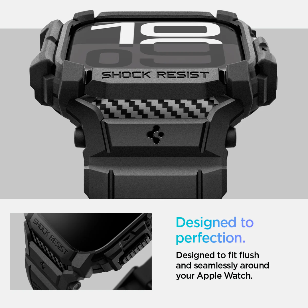 Apple Watch 10 (46Mm) Rugged Armor Pro Matte Black