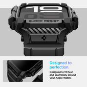 Apple Watch 10 (46Mm) Rugged Armor Pro Matte Black
