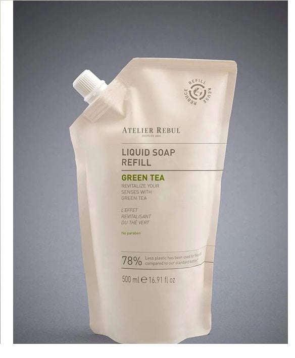 ATELIER REBUL GREEN TEA REFILL LIQUID SOAP 500ML