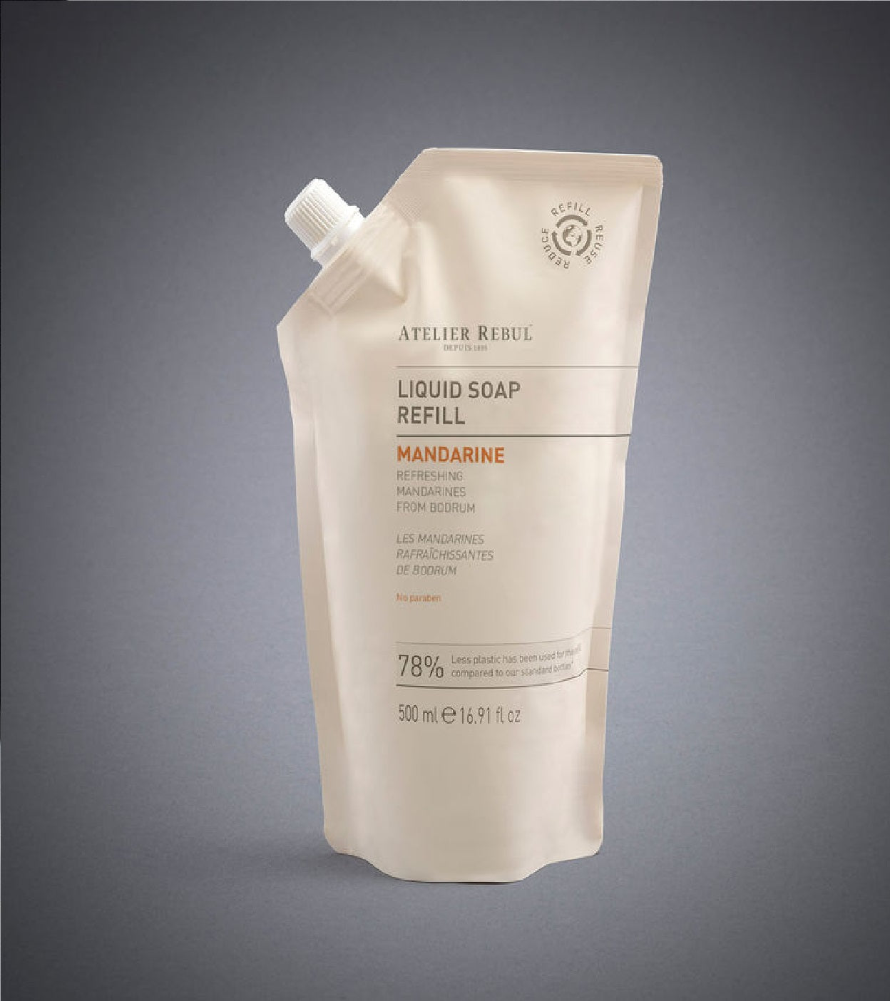 ATELIER REBUL MANDARINE  REFILL LIQUID SOAP 500ML