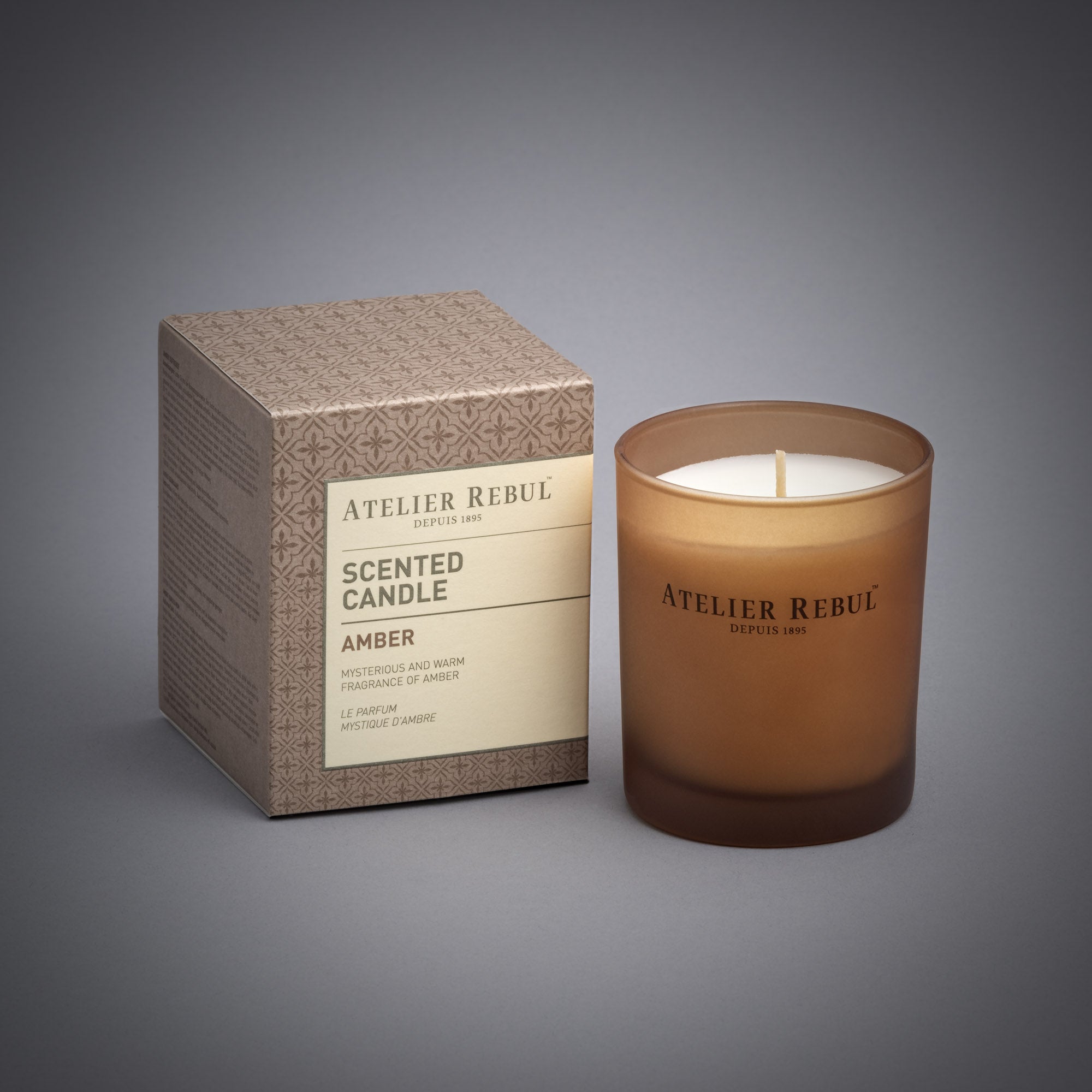 ATELIER REBUL AMBER SCENTED CANDLE 140GR