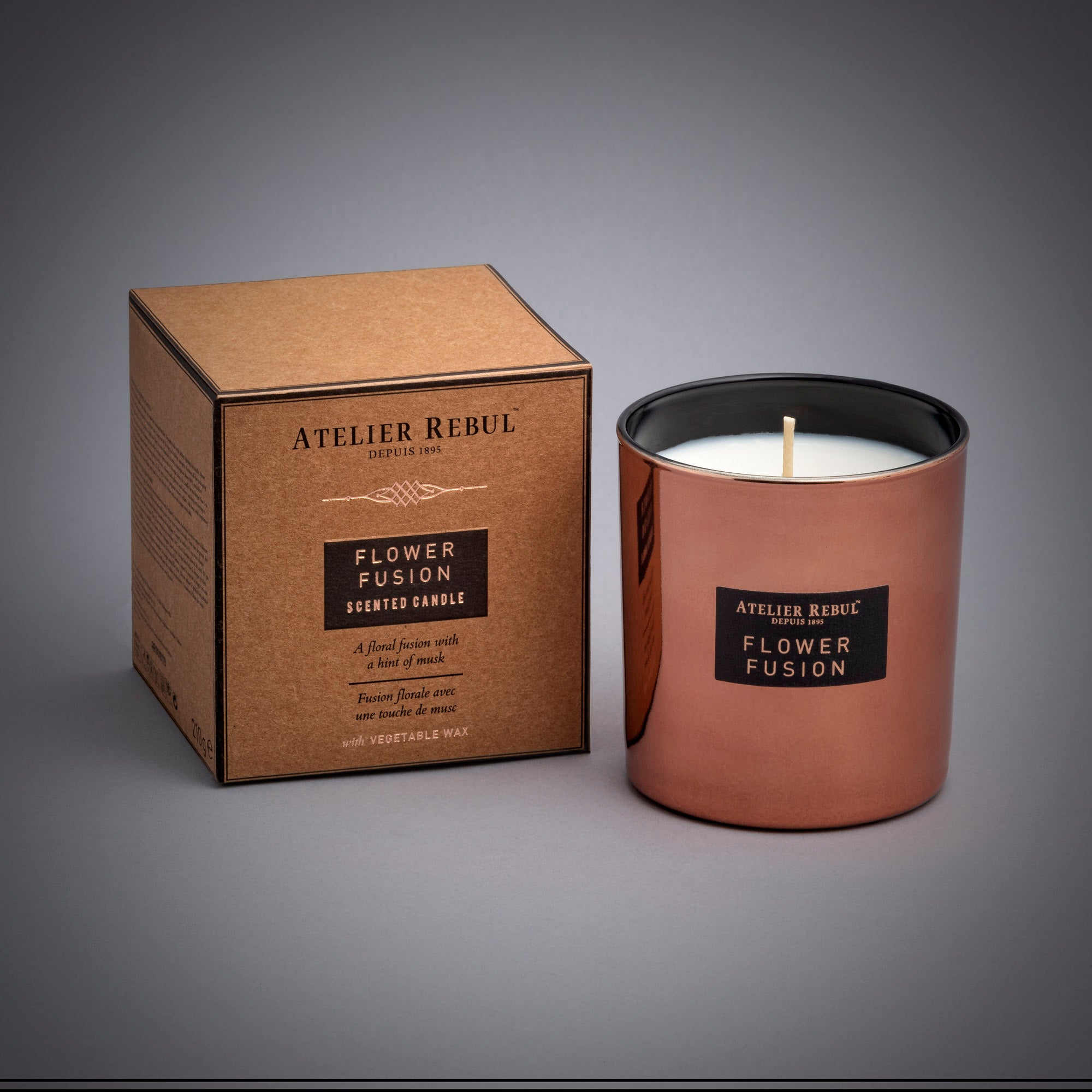ATELIER REBUL FLOWER FUSION SCENTED CANDLE 210 GR