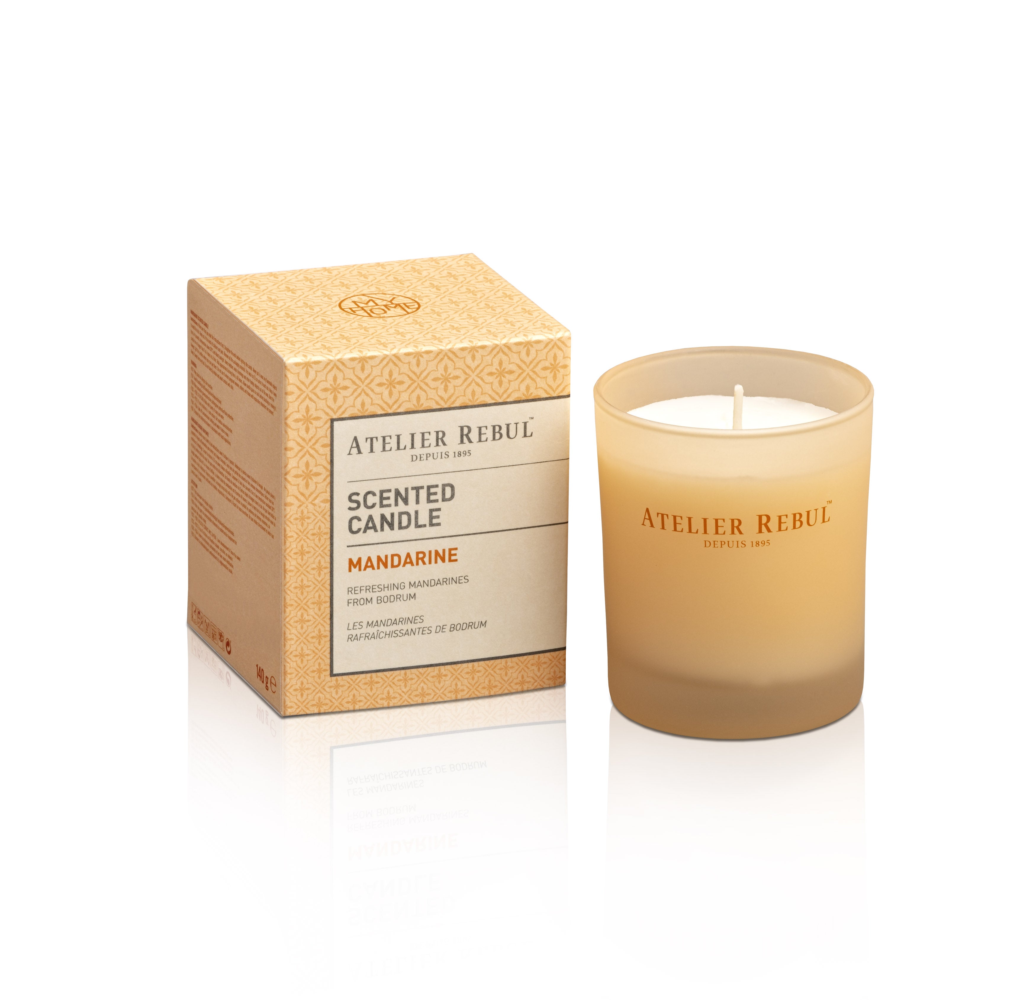ATELIER REBUL MANDARINE  SCENTED CANDLE 140GR