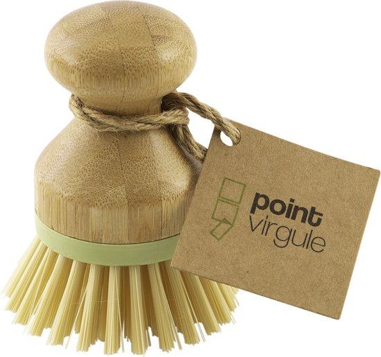Bamboo and recycled plastic dish brush 6.5cm