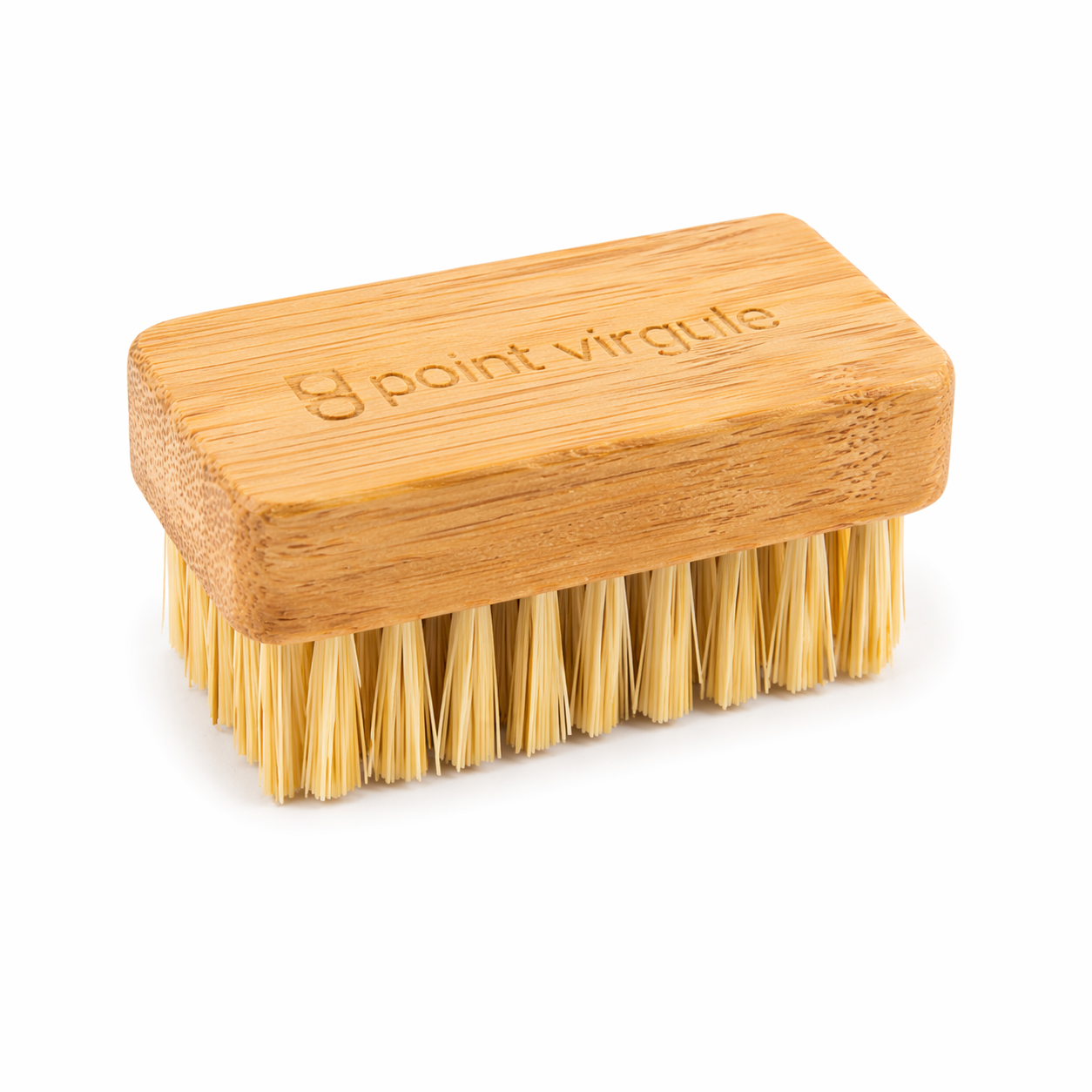 Bamboo vegetable brush