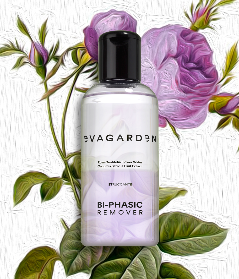 Evagarden Bi-Phasic Make Up Remover, still life