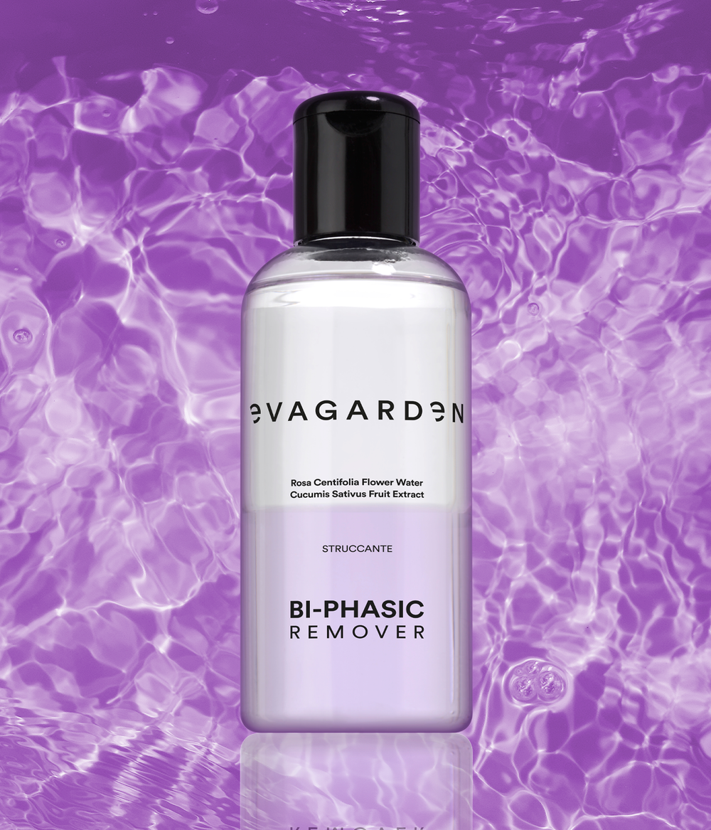 Evagarden Bi-Phasic Make Up Remover, still life