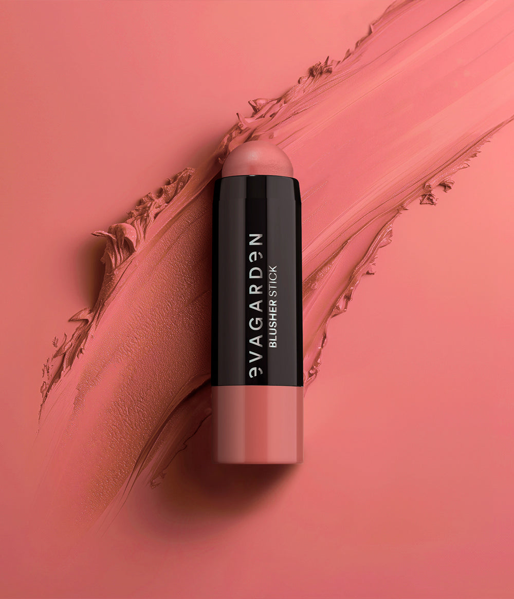 Evagarden Blusher Stick 76 Shell Pink, still life