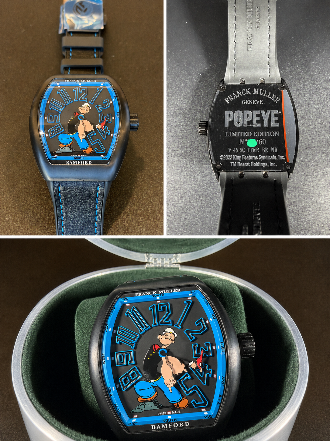 Franck Muller Vanguard Black Popeye (Bamford SE)