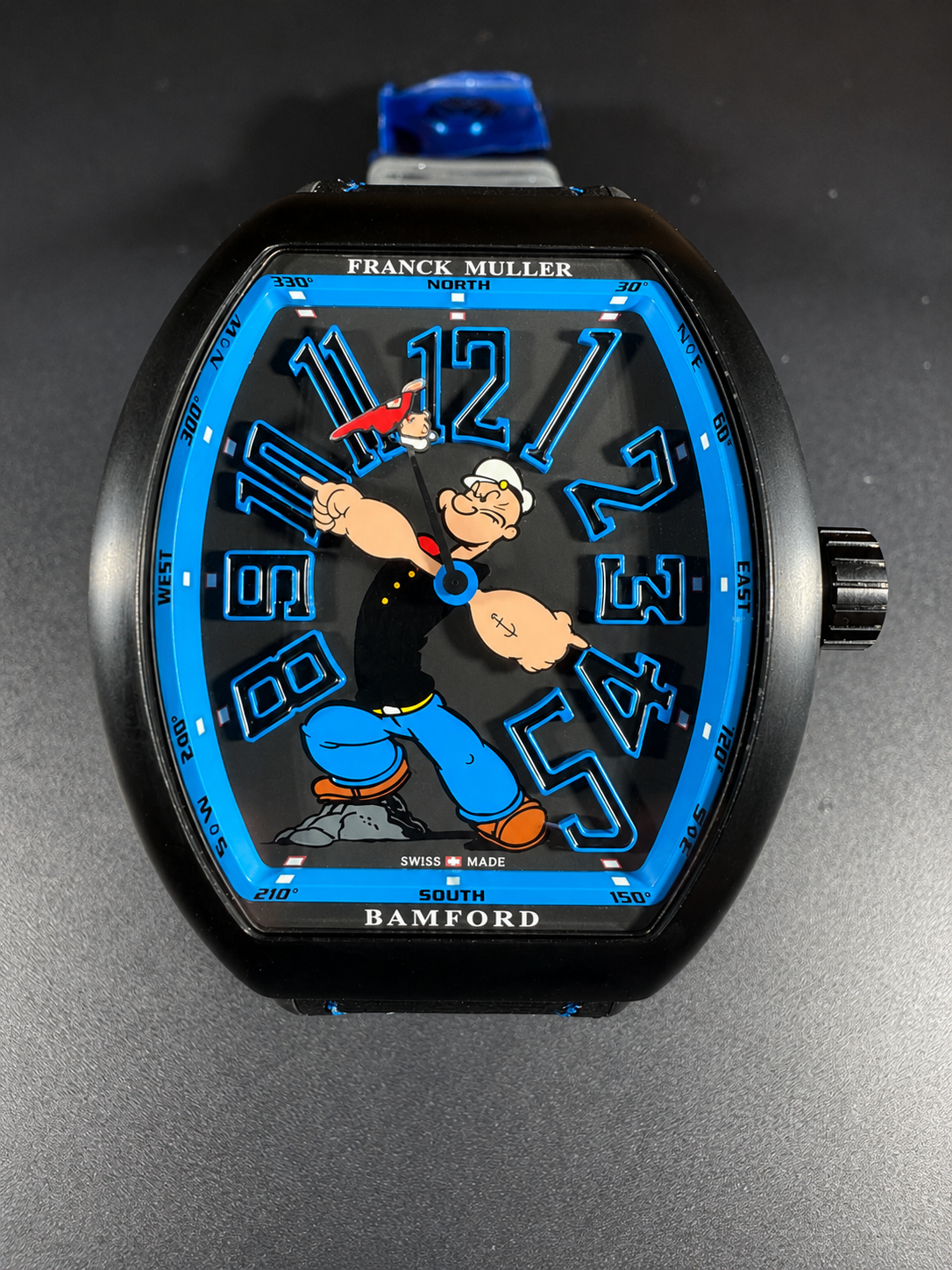 Franck Muller Vanguard Black Popeye (Bamford SE)
