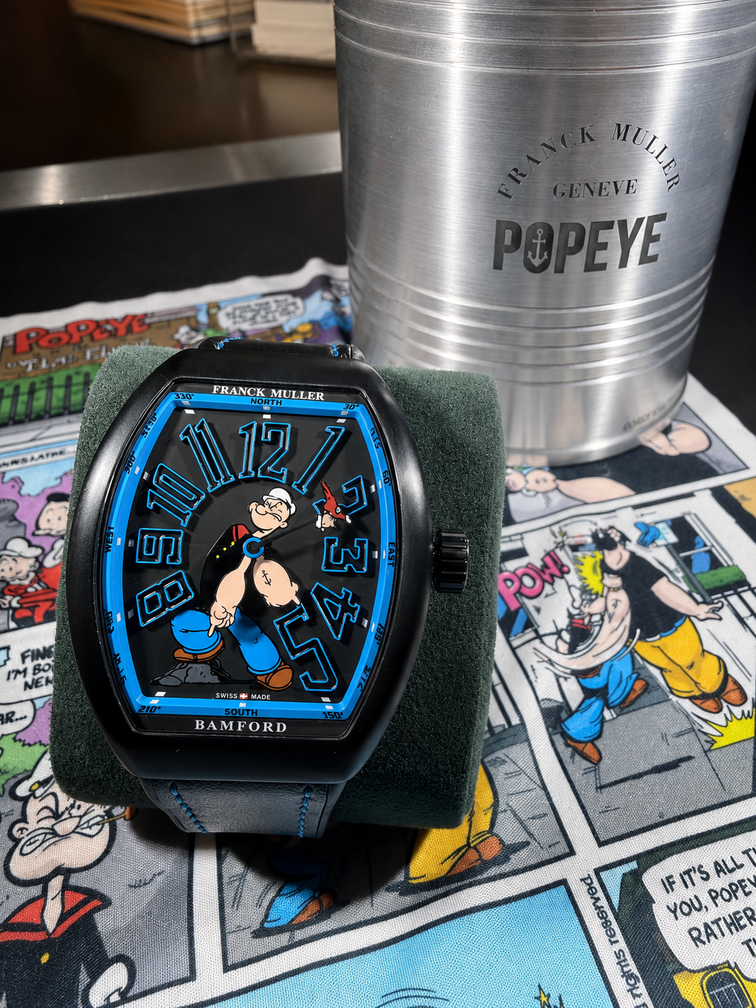 Franck Muller Vanguard Black Popeye (Bamford SE)