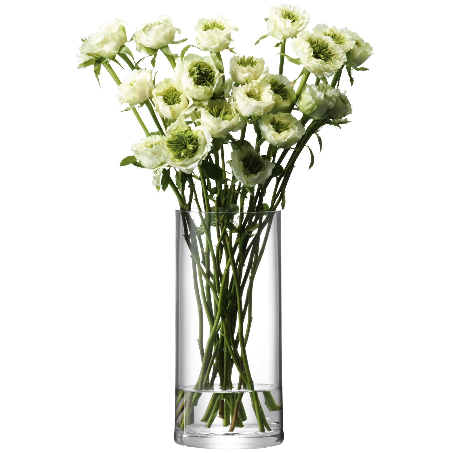 Column Vase H28 x 13cm Clear