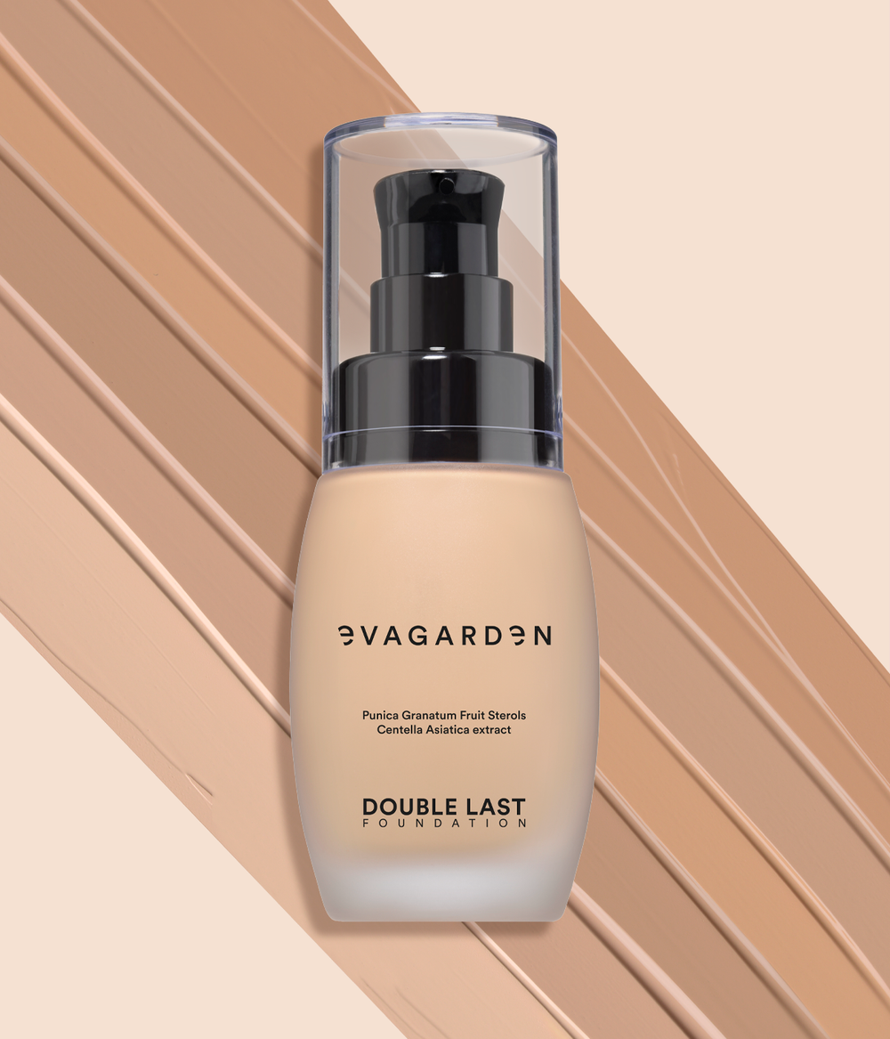 Evagarden Double Last Foundation 162 Light Sand, still life
