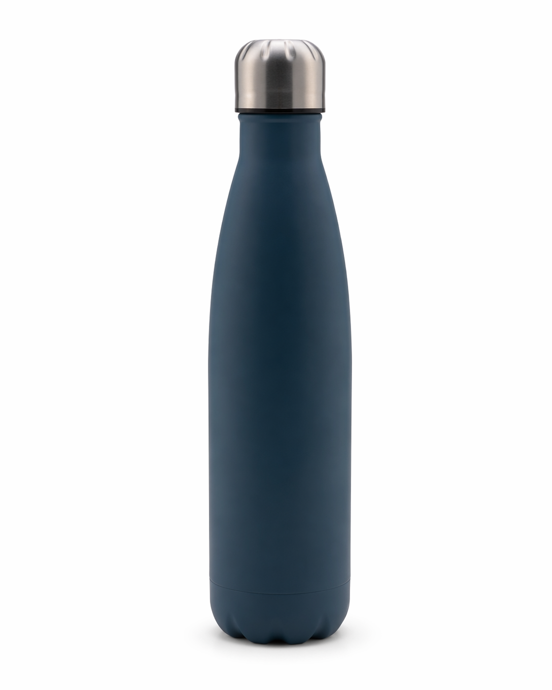 Double-walled vacuum flask in stainless steel dark blue 500ml