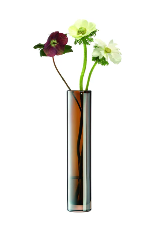 Epoque Vase H30cm Amber/Luster