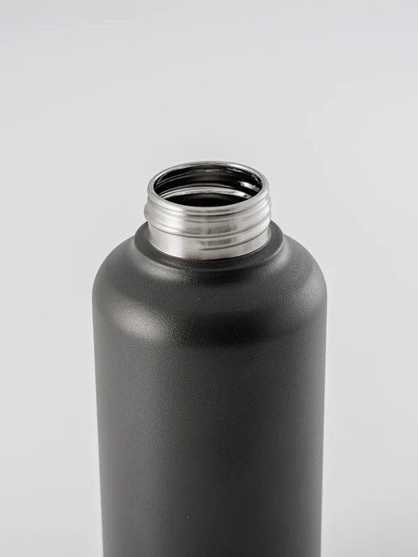 Equa Timeless Dark Stainless Steel bottle 600 ml