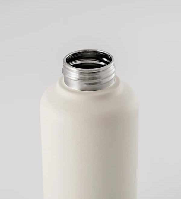 EquaTimelessOffWhiteStainlessSteelbottle600ml-Open.jpg