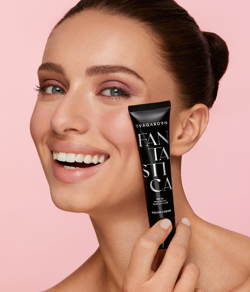 Evagarden Fantastica Color Cream SPF30, close-up