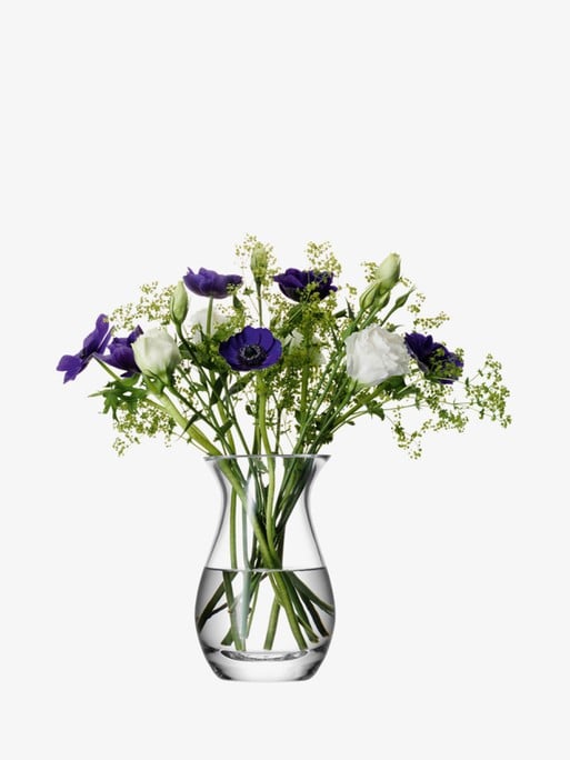 Flower Posy Vase H17.5cm Clear