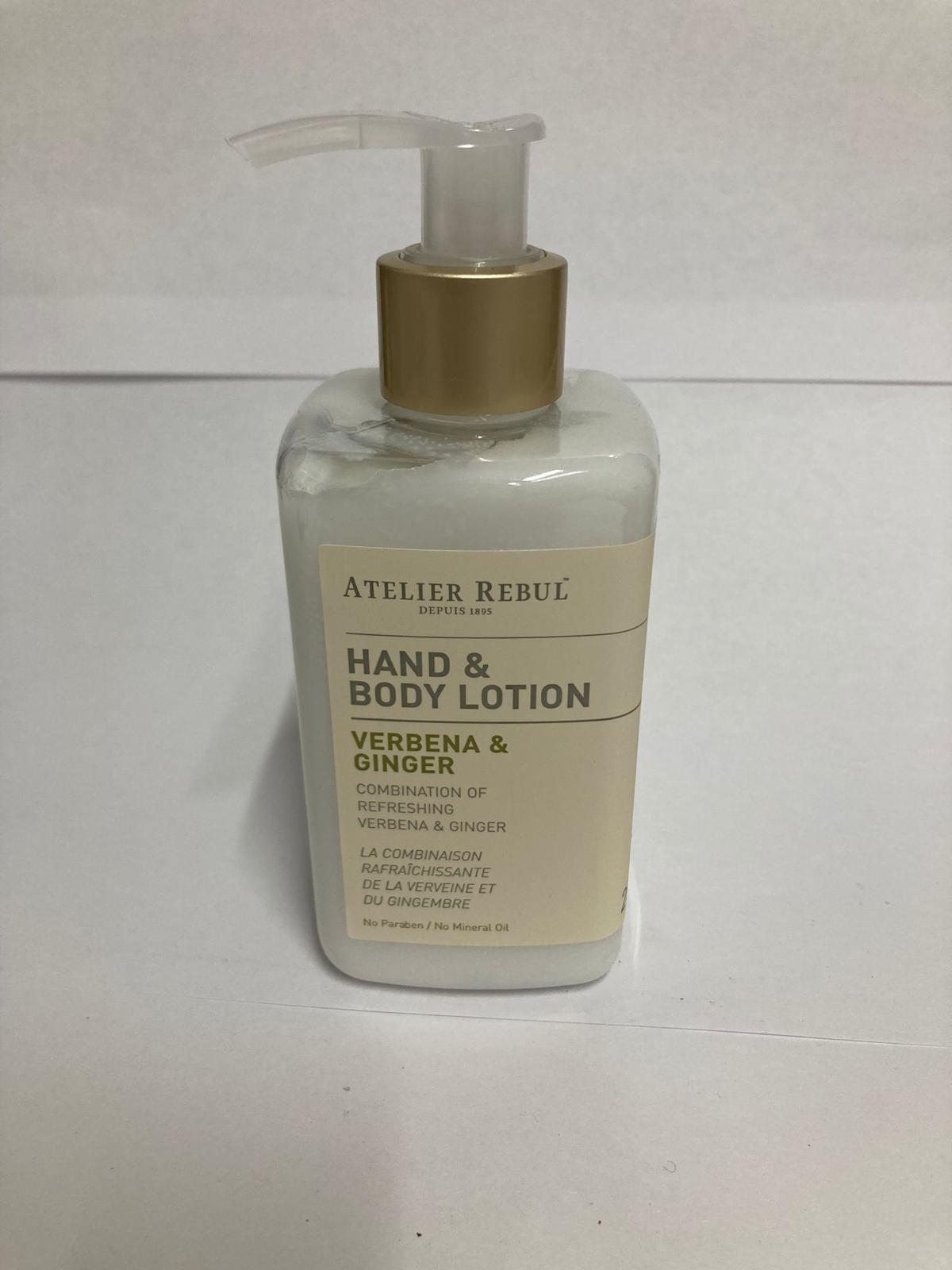 HAND&BODY LOTION VERBENA&GINGER 250ML