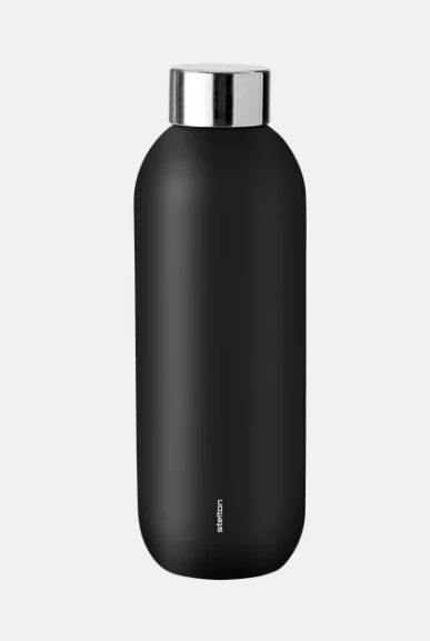Keep Cool vacuum drinking bottle, 0.6 l. - black