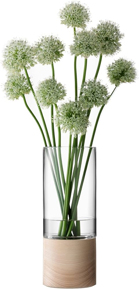 Lotta Vase & Ash Base H36cm Clear