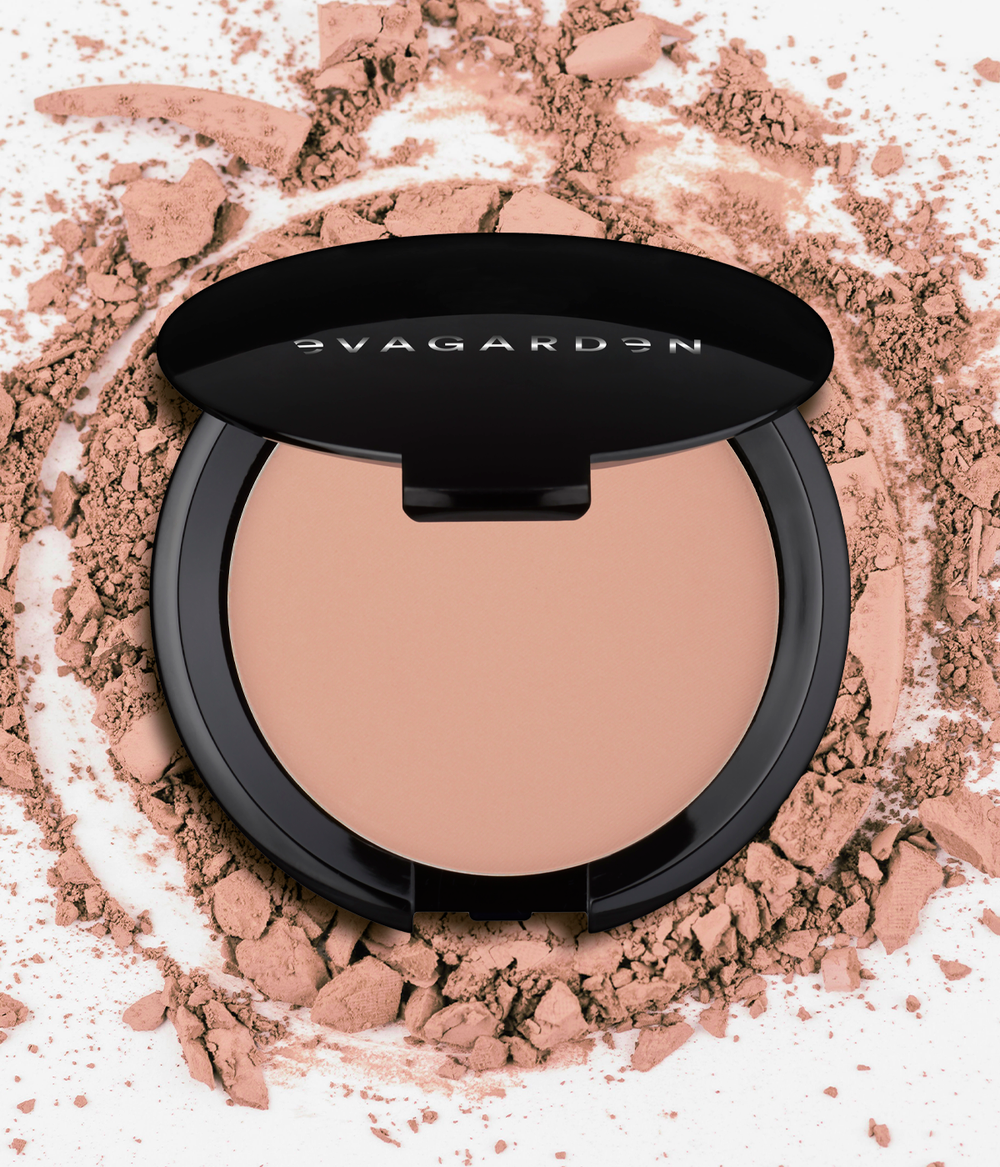 Evagarden Luxury Compact Powder 892 Raw Sienna Light, still life