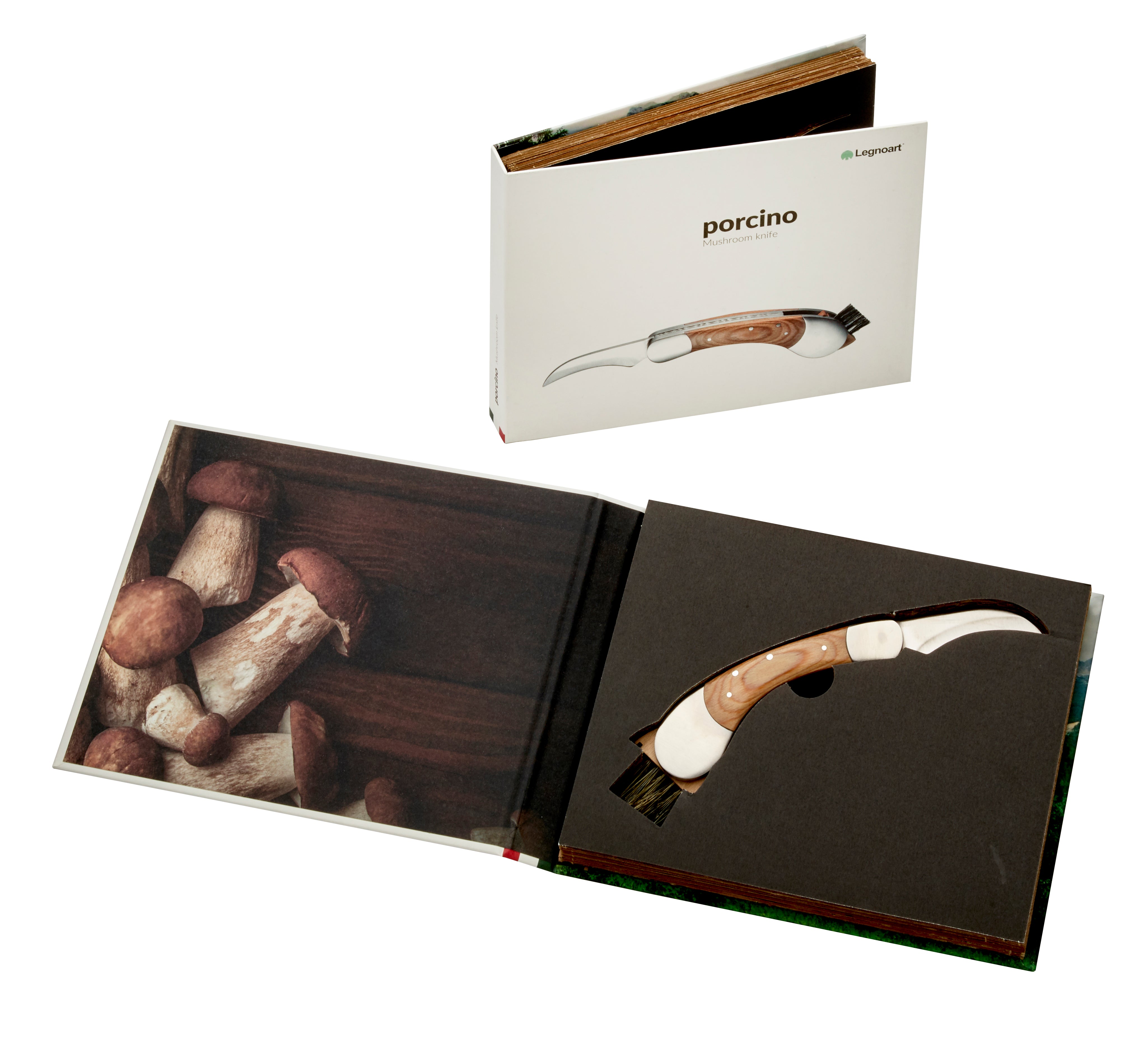 Special knife for mushroom picking and cleaning