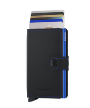 Miniwallet Matte MM-Black & Blue