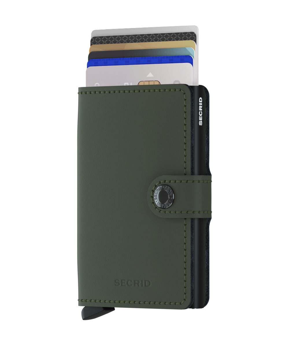 Miniwallet Matte MM-Green-Black