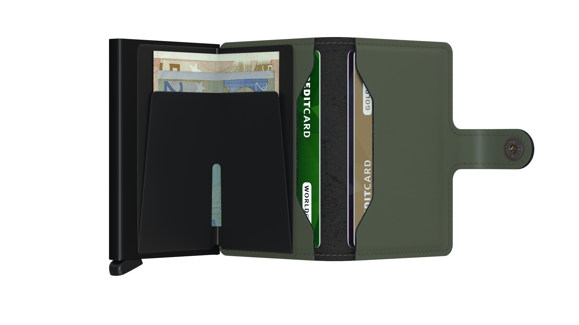 Miniwallet Matte MM-Green-Black