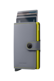 Miniwallet Matte MM-Grey & Lime