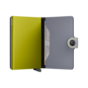 Miniwallet Matte MM-Grey & Lime